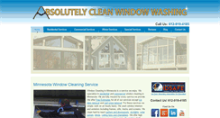 Desktop Screenshot of absolutely-clean-window-washing.com